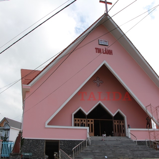 Trần nhôm nhà thờ Tin Lành Dar Sar